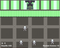 Shooter game, defend you base from being destroyed