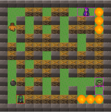 Bomberman clone with AI written in python using pygame