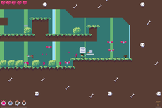 Try not to get killed by blobs while you travel.