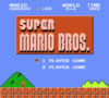 First level of Super Mario Bros.