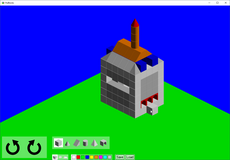 PyBlocks is a simple PyGame application that allows you to construct anything
from set of building blocks