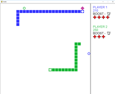 Snake game for 2 players!