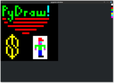 This is a drawing program for making sprites, it is still in development and won't be ready for a while.