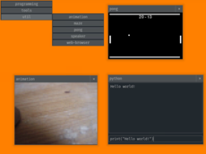 An operating system running online