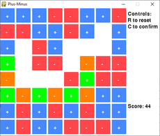 A simple "matching" game where you aim to score as high as you can.