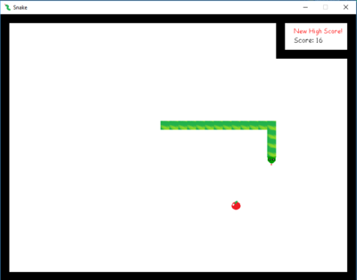 Snake game with PyGame