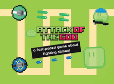A tower defense game where you defend yourself against enemy slimeys.