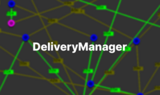 A delivery management simulator where you must manage packages and delivery trucks.
