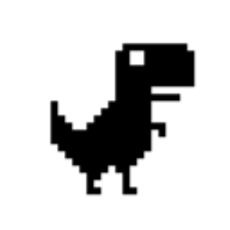 This may look same as the Chrome Dino Game but, it is not. Its way more difficult, challenging and fun!
If you score above 100, you are GOD!
You need Python and pygame installed on your computer to run this game.