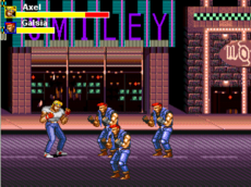 an arcade beat em up game