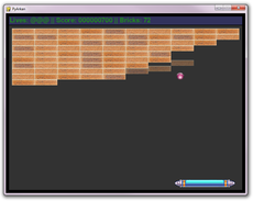 Simple Python Arkanoid like game.