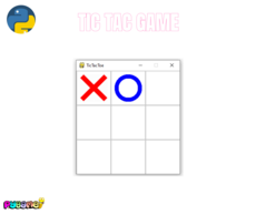 The tradition tic tac toe game made with pygame