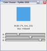 Hexadecimal Color Chooser