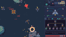 A 2d pixel art shoot-em-up with a skill tree