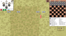Medieval tactical battle map simulator game