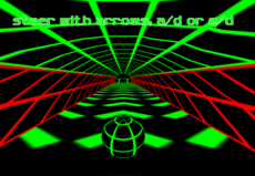 Slope Unblocked is a “matrix”-looking running game which is playable in a browser and a smartphone alike. The goal in the game is simple and straightforward. A ball is dropped on a downhill never-ending slope with short width. You, as a player, are supposed to keep the ball on the track and avoid the red barriers for as long as you can as the ball speeds up gradually. This may seem easy but failing to play it for more than a minute will assure you of my argument that it is extremely hard. About 40 seconds in, the barriers become squiggly and barriers start moving. The slope’s width also starts shortening so you have less legroom to move around horizontally.
