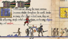 Side-scrolling medieval fantasy action game in the art style inspired by Medieval art from various period and regions (with a sprinkle of education elements for historical medieval period) made with Pygame.