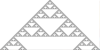 The Sierpinsky's triangle