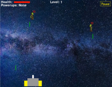 Simple 2d space game