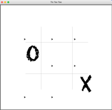 My tictactoe game made in Python using the library “Turtle”